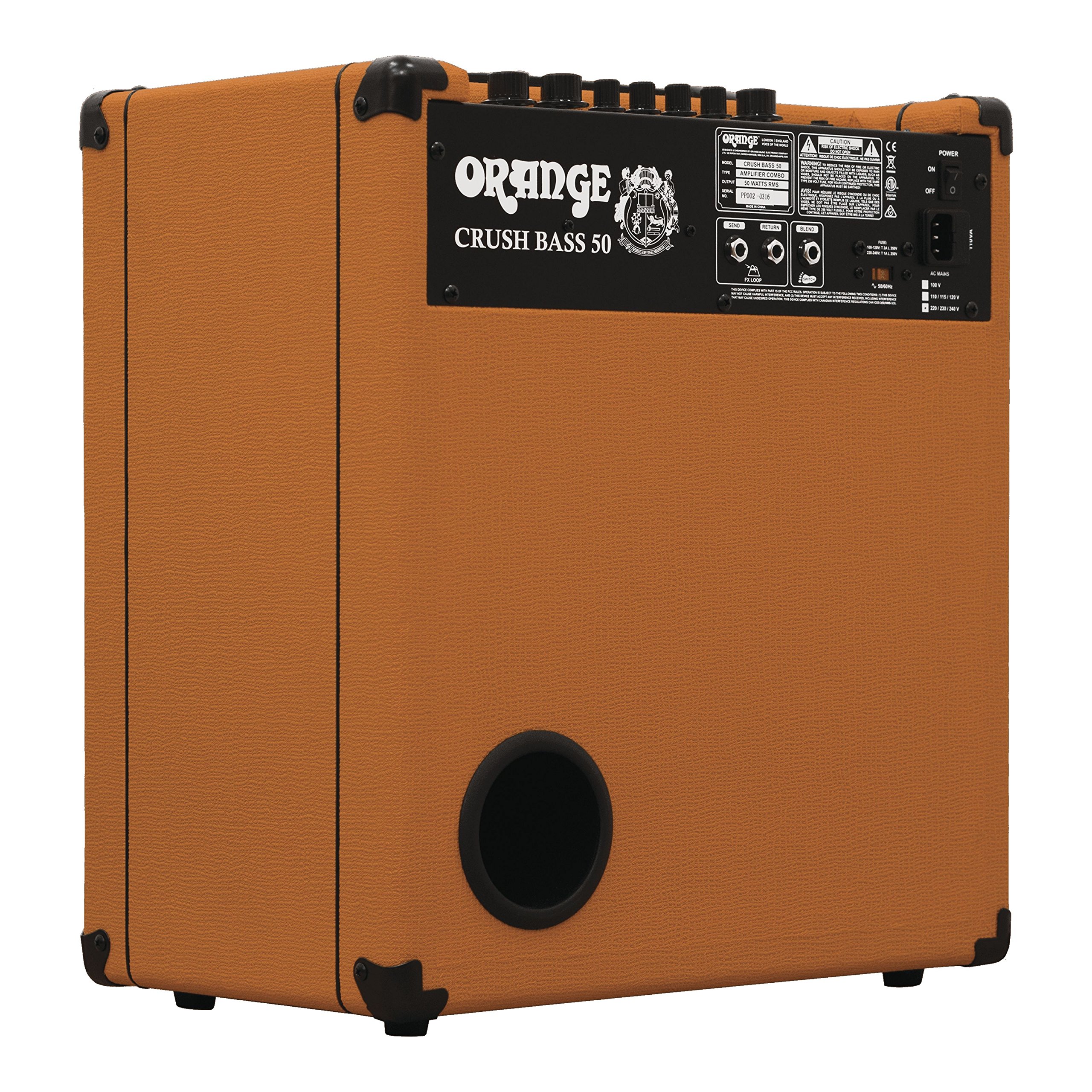 Amazon.com: Orange Crush50 Bass Guitar Combo 1x12 50 Watts
